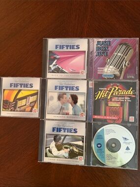 The Fabulous Fifties CD Collection - Pink, White & Blue